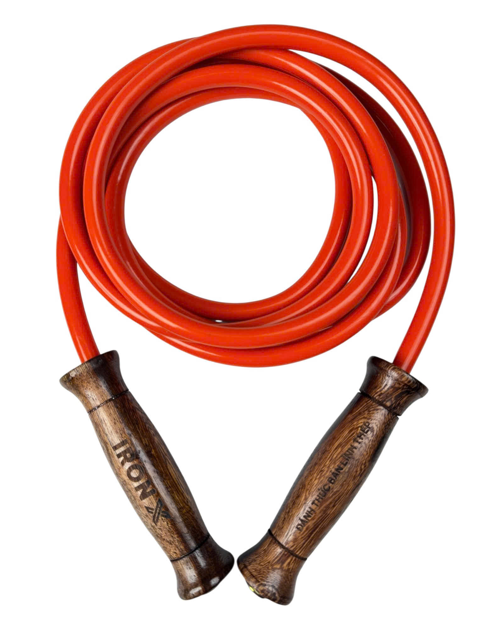 Dây nhảy IRON X1 tay cầm gỗ sồi